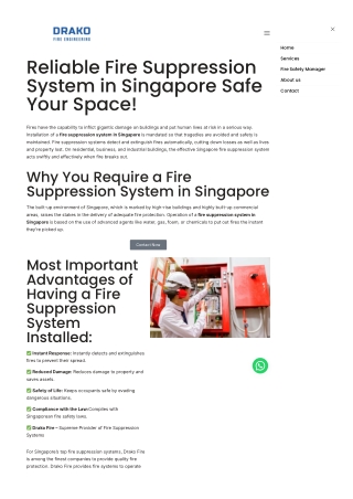 Reliable Kitchen Fire Suppression System Singapore for Maximum Safety