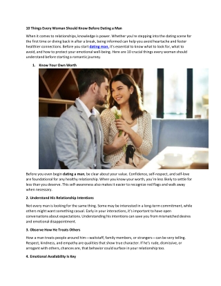 The Modern Dating Man: Navigating Love in a Digital World