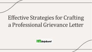 formal grievance letter