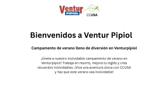 Intercambios culturales únicos en México CCUSA-VENTUR PIPIOL