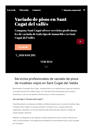Vaciado de pisos y locales Sant Cugat del Valles