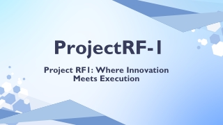 Matthew Stone Project RF1 Revolutionizing Clean Energy