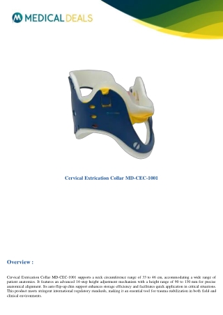 Cervical-Extrication-Collar-MD-CEC-1001