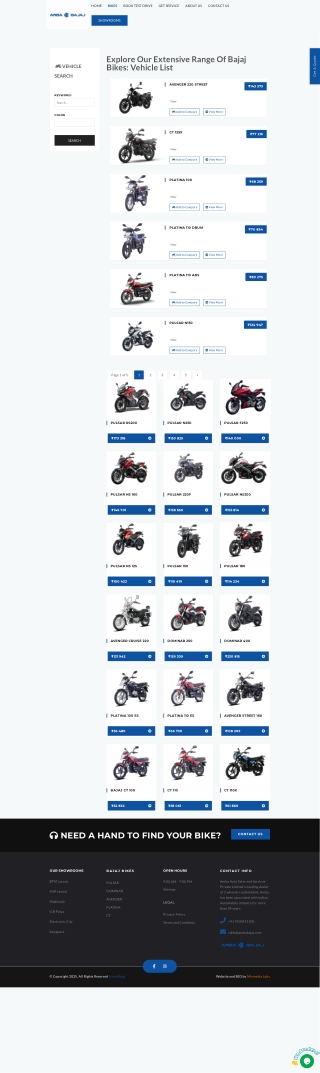 Bajaj New Bike in Bangalore