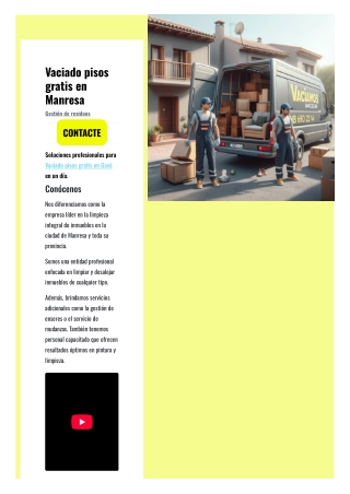 Vaciado de pisos y locales Manresa