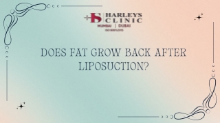 Does Fat Grow Back After Liposuction