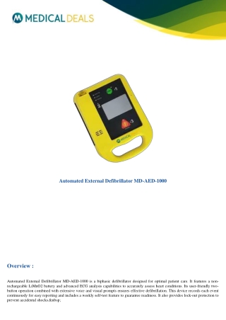Automated-External-Defibrillator-MD-AED-1000