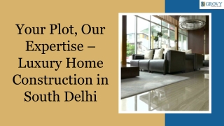 Top Real Estate Developer in Jor Bagh – Quality. Trust. Design.