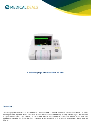 Cardiotocograph-Machine-MD-CM-1000