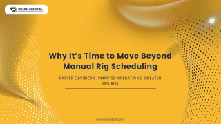 Why It’s Time to Move Beyond Manual Rig Scheduling