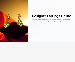 Designer Earrings Online