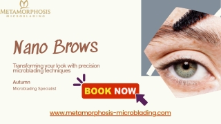 Nano Brows – Delicate Whispers of Pigment, Creating Timeless Brow Masterpieces