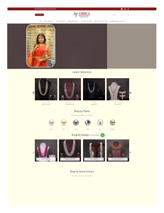 Customized pearls sets Hyderabad store