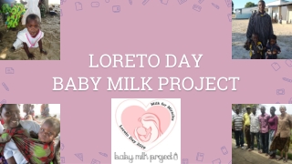 LORETO DAY BABY MILK PROJECT