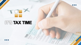 It’s Tax Time