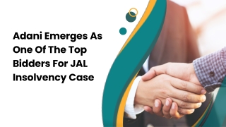 Adani Emerges As One Of The Top Bidders For JAL Insolvency Case