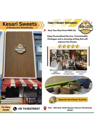 Host your next event with Kesari Amritsari Sweets!