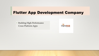 Custom Flutter App Development Company for Your Business