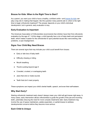 Braces for Kids_ When Is the Right Time to Start