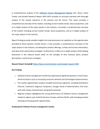Software License Management Market
