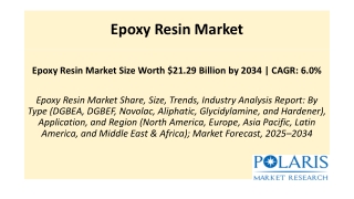 Epoxy Resin Market