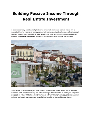 Real Estate Investment