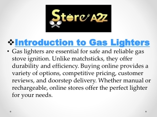 Gas Lighter Online: Convenience and Variety at Your Fingertips