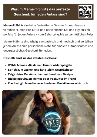 Warum Meme-T-Shirts das perfekte Geschenk für jeden Anlass sind