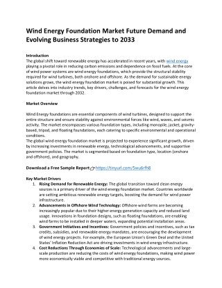 This article delves into industry trends, key drivers, challenges, and forecasts