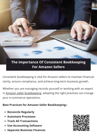The Importance Of Consistent Bookkeeping For Amazon Sellers