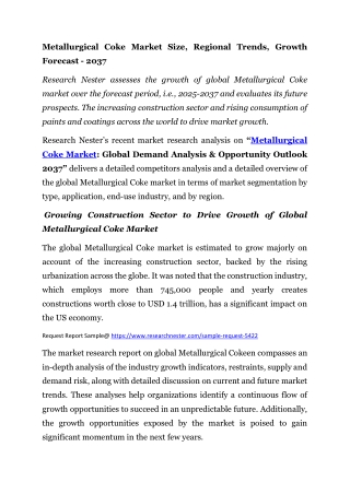 2-Metallurgical Coke Market