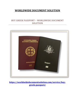 BUY GREEK PASSPORT