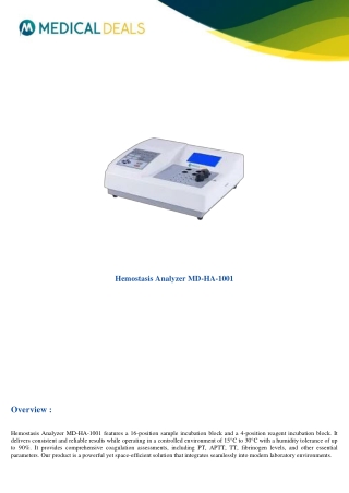 Hemostasis-Analyzer-MD-HA-1001