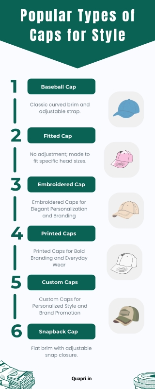 Popular Types of Caps for Style