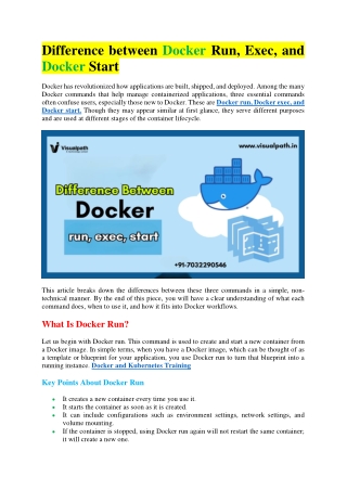The Best Docker Kubernetes Online Course - Docker Online Training