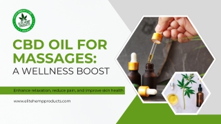 Revitalize with CBD Oil for Ultimate Massage Wellness