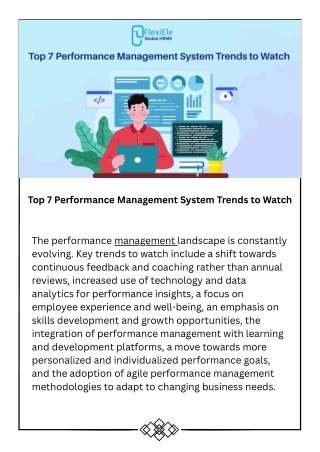 Top 7 Performance Management System Trends to Watch