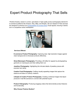 Product Photography