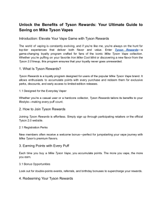 tyson rewards