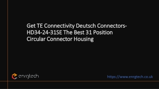 Get TE Connectivity Deutsch Connectors-HD34-24-31SE The Best 31 Position Circular Connector Housing