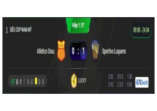 Xem trực tiếp trận đấu Atletico Grau vs Sportivo Luqueno diễn ra ngày 24/04/2025