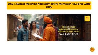 Why Is Kundali Matching Necessary Before Marriage Have Free Astro Chat