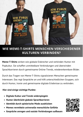 Wie Meme-T-Shirts Menschen verschiedener Kulturen verbinden?
