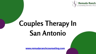 Get Professional Couples Counseling in San Antonio
