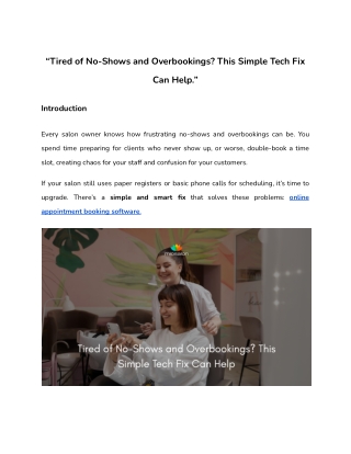 Tired of No-Shows and Overbookings_ This Simple Tech Fix Can Help