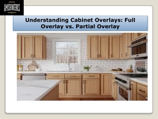 Understanding Cabinet Overlays Full Overlay vs. Partial Overlay
