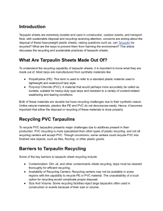 Can Tarpaulin Sheets Be Recycled_ Sustainability Tips