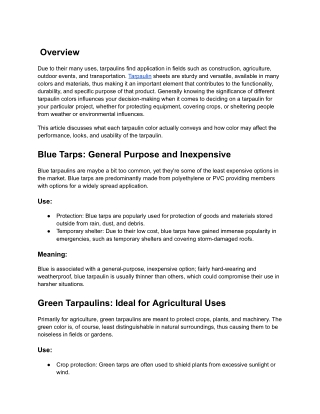 Color Matters_ What Each Tarpaulin Color Really Means
