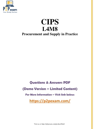 L4M8  Questions and Answers pdf dumps
