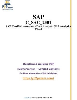 C_SAC_2501 Questions and Answers pdf dumps